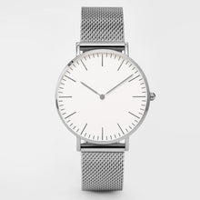 Load image into Gallery viewer, Luxury Brand Women Watches Fashion Stainless Steel Strap Quartz Wrist Watch Ultra-thin Ladies Dress Watch Men Watches Clock Gift