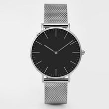 Load image into Gallery viewer, Luxury Brand Women Watches Fashion Stainless Steel Strap Quartz Wrist Watch Ultra-thin Ladies Dress Watch Men Watches Clock Gift