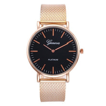 Load image into Gallery viewer, 2020 Women&#39;s ultra-thin Fashion Watches Quartz Movement High Quality Stainless Steel Mesh Rose Gold Waterproof Ladies Watch